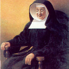 Image of a portrait of Mother Clare, the founder of the school